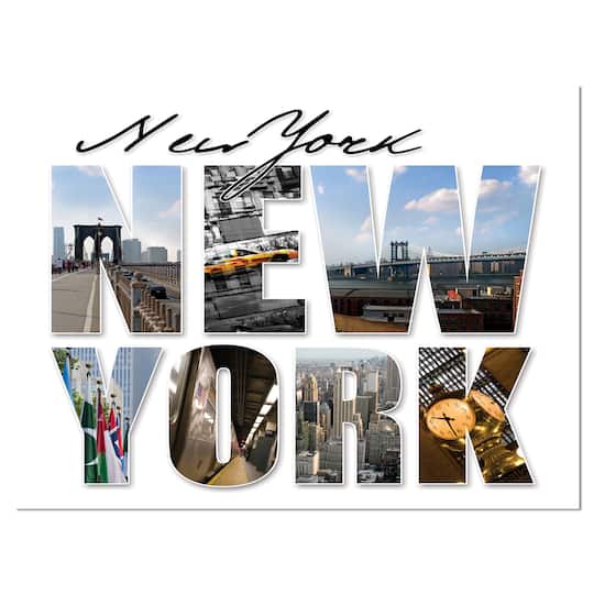 Designart - New York City Graphic Montage